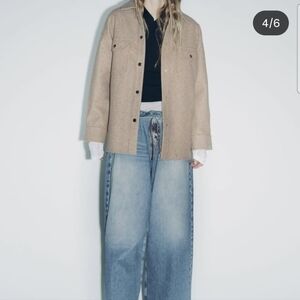 Zara Tan Overshirt / Jacket S